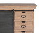 GINER Y COLOMER Cómoda de estilo industrial en madera de mango y metal